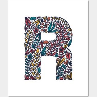 Tropical Letter R Posters and Art
